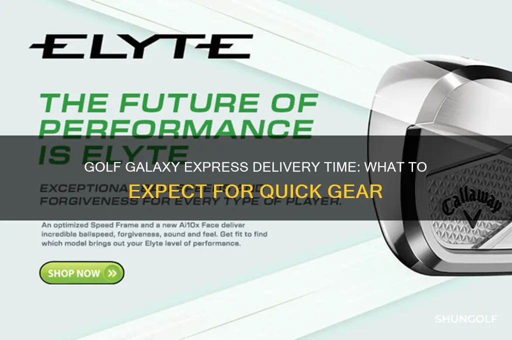 how long does golf galaxy express delivery take