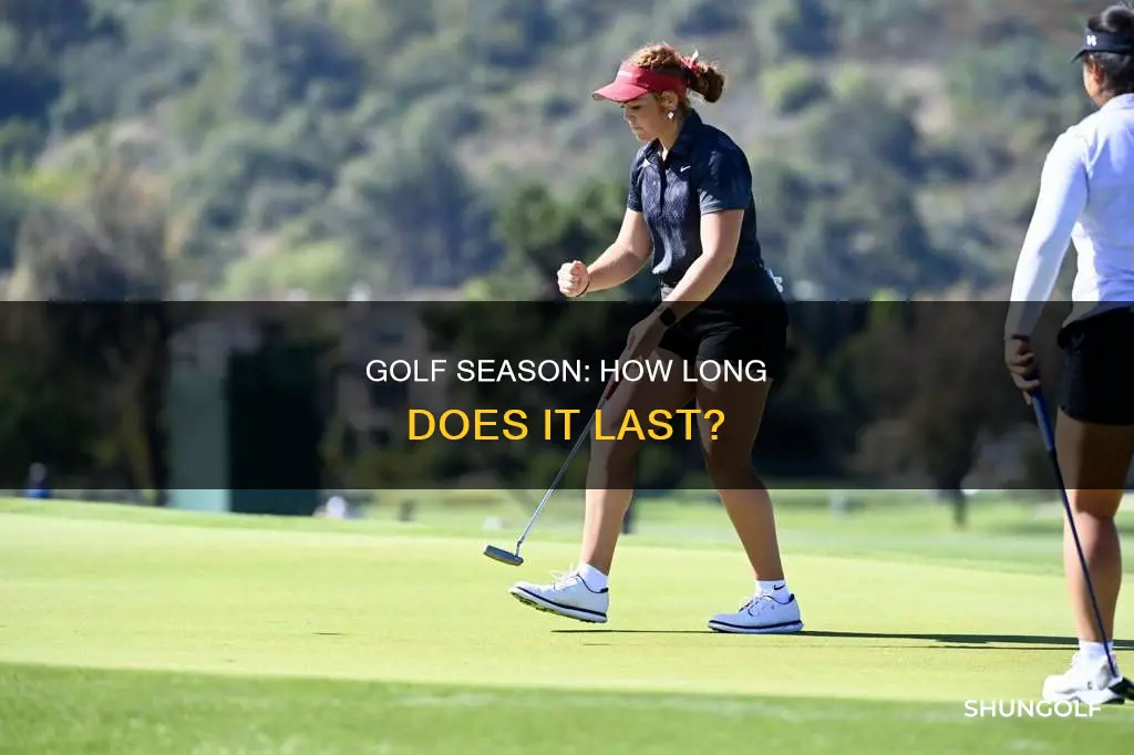 how long does golf season last