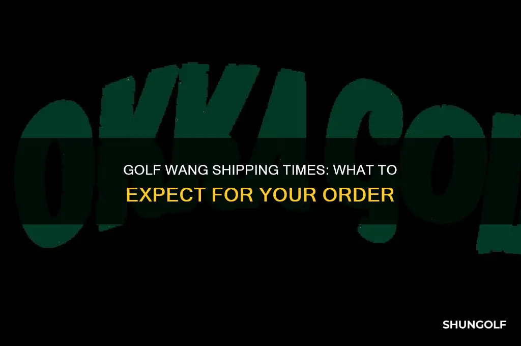 how long does golf wang shipping take