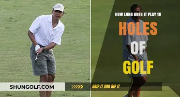 Average Time to Play 18 Holes of Golf: Factors and Estimates
