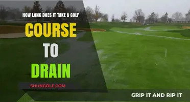 Golf Course Drainage Time: Factors Affecting Water Removal Efficiency