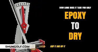 Golf Epoxy Drying Time: Quick Guide for Perfect Club Repairs
