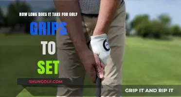 Setting Time for Golf Grips: A Comprehensive Guide