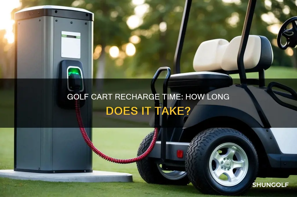 how long does it take golf cart to recharge