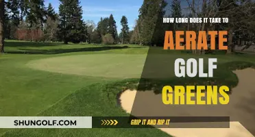 Aerating Golf Greens: Understanding the Timeframe for Optimal Results