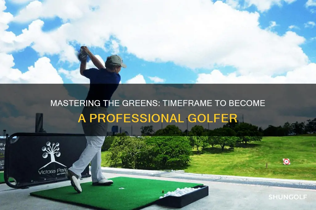 how long does it take to be a pro golfer
