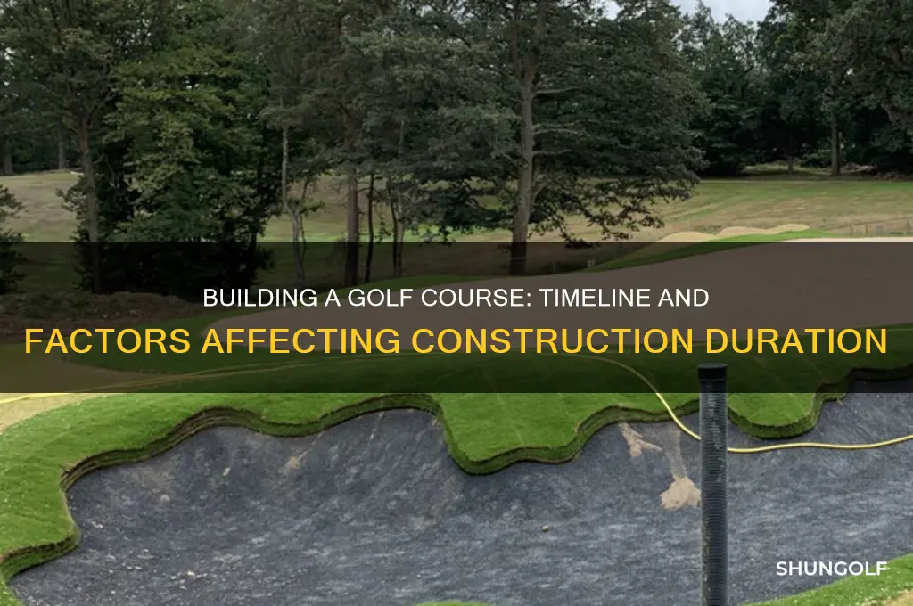 how long does it take to build a golf course