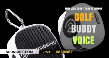 Charging Your Golf Buddy Voice: Time Estimates and Tips