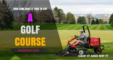 Golf Course Maintenance: Timeframe for Cutting Greens and Fairways