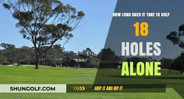 Solo Golfing: Timeframe for Completing 18 Holes Alone