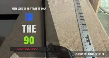Golfing in the 90s: Understanding the Time Commitment for a Round