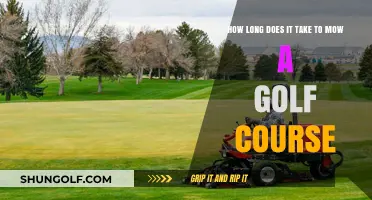 Mowing a Golf Course: Understanding the Time Commitment and Factors