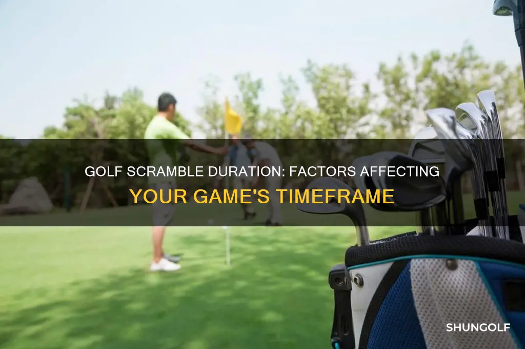 how long does it take to play a golf scramble