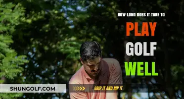 Mastering Golf: Time Commitment for Skillful Play Revealed