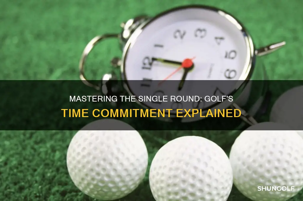 how long does it take to play single in golf