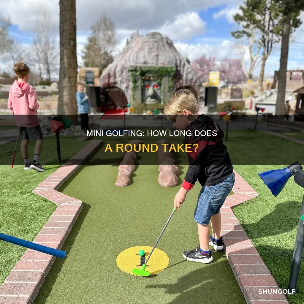 how long does mini golfing take
