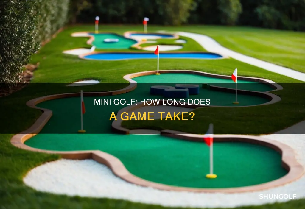 how long does miniature golf take