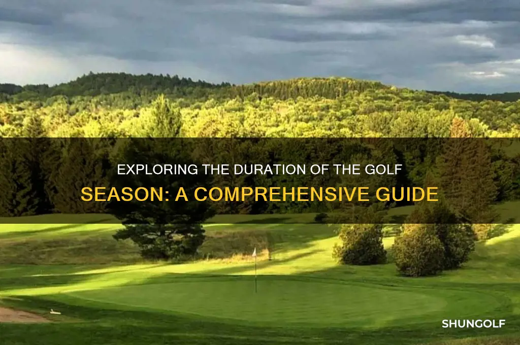 how long does the golf season last