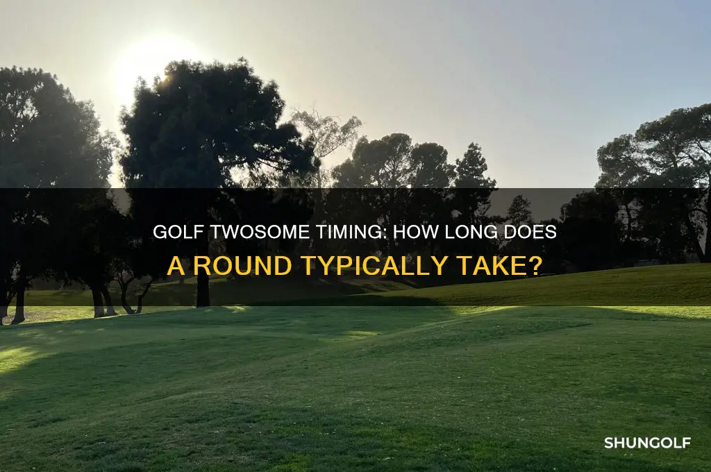 how long for a two some round of golf