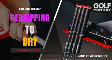 Golf Regripping Drying Time: How Long Should You Wait?