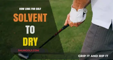 Golf Solvent Drying Time: Quick Tips for Optimal Results
