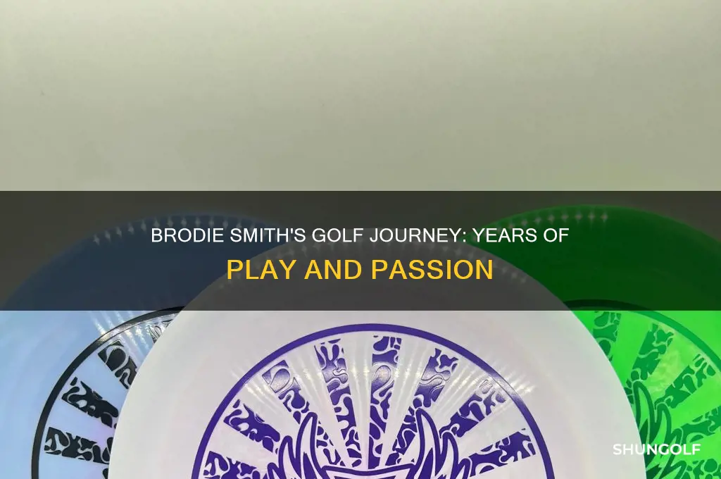 how long has brodie smith been playing golf