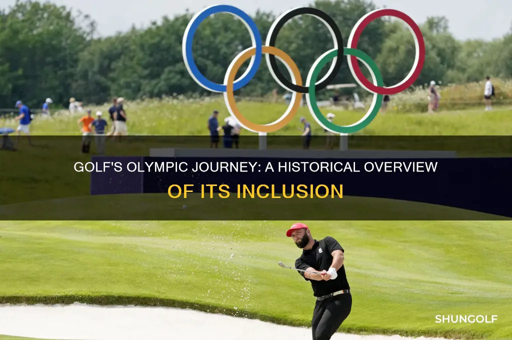how long has golf been an olympic event