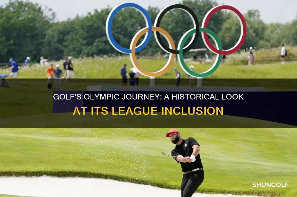 how long has golf been in the league