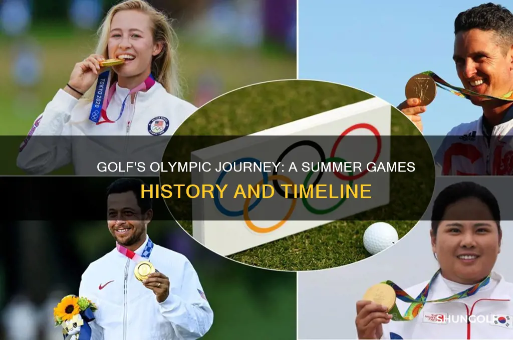 how long has golf been in the summer olympics