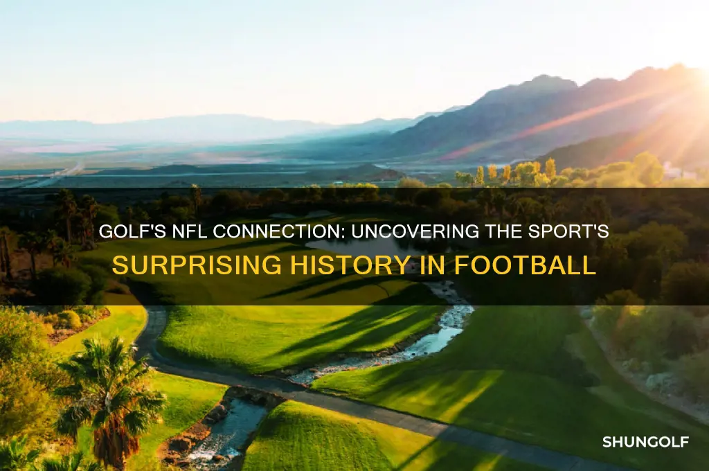 how long has golf been playing in the nfl