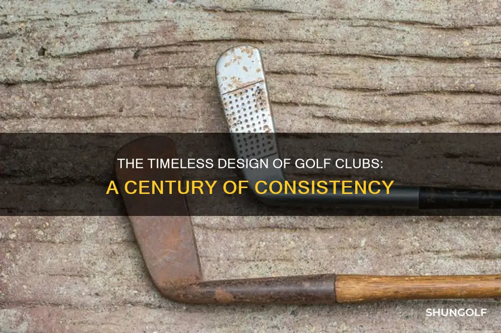 how long has golf clubs looked the same