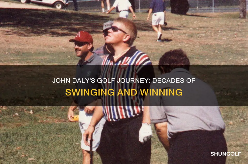 how long has john daly been playing golf