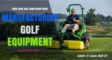 John Deere's Golf Equipment Legacy: A Manufacturing Journey Over Time