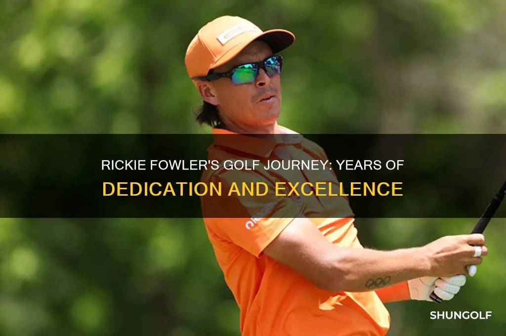 how long has rickie fowler been playing golf