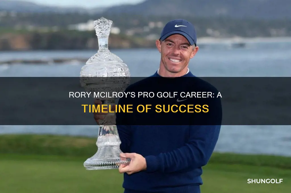 how long has rory mcilroy been a pro golfer