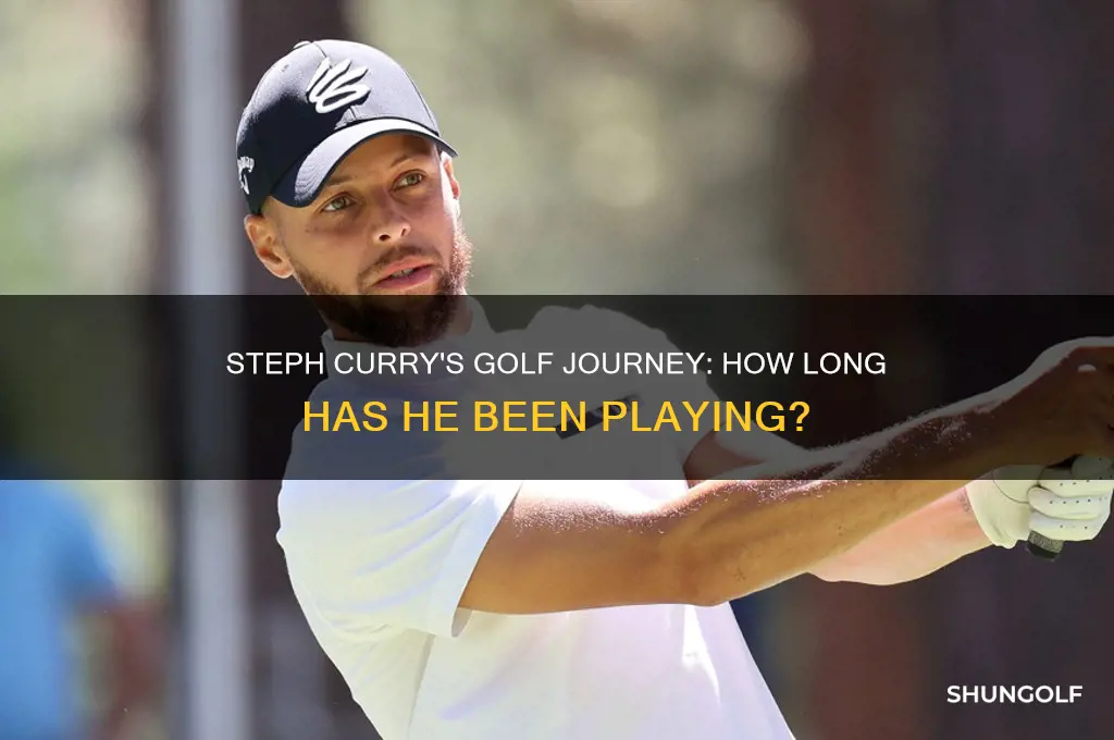 how long has steph curry been golfing