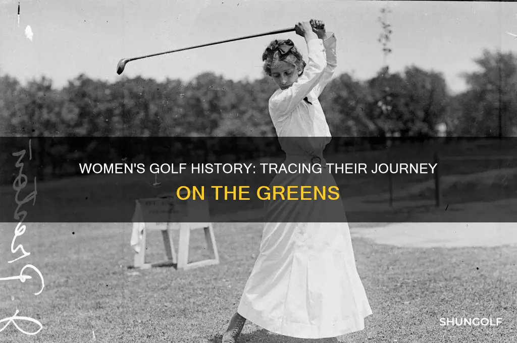 how long havw women been able to golf
