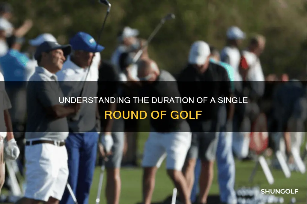 how long is 1 round of golf