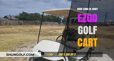 Discover the Length of a 2007 EZGO Golf Cart: A Guide