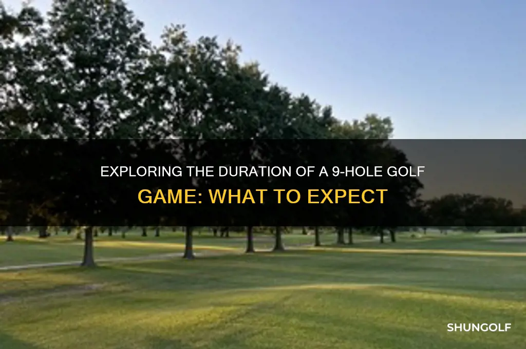 how long is 9 hole golf