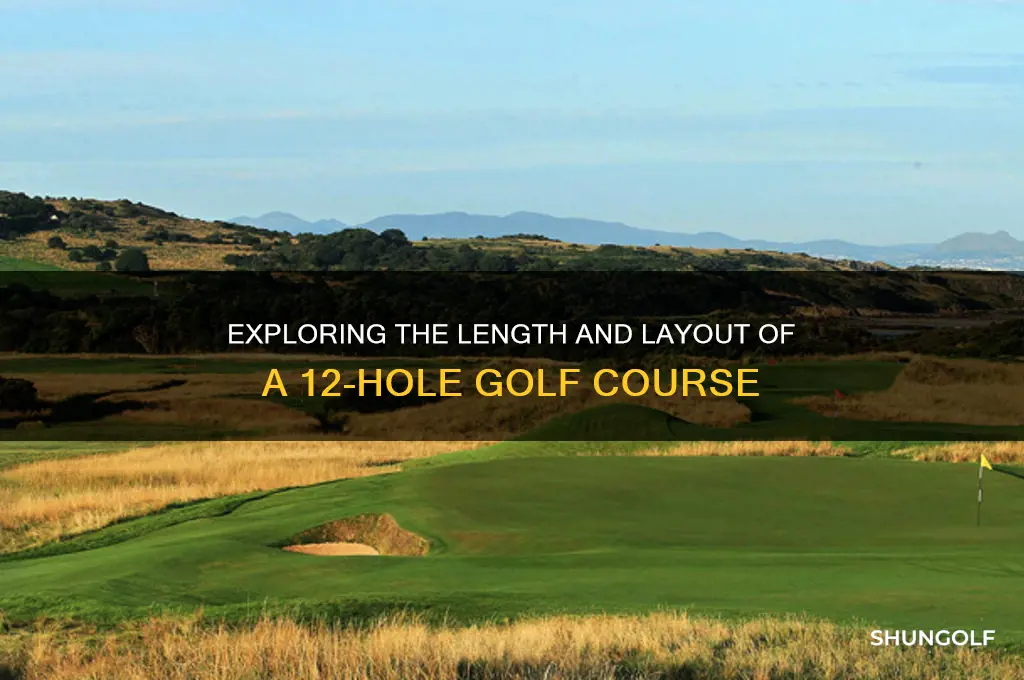 how long is a 12 hole golf course