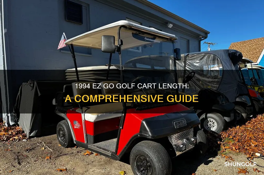 how long is a 1994 ez go golf cart