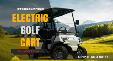 Compact Electric Golf Cart Dimensions: 2-Person Model Length Explained