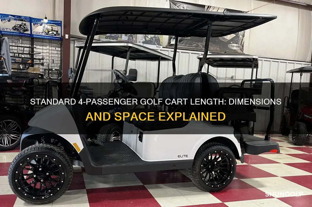 how long is a 4 passenger golf cart