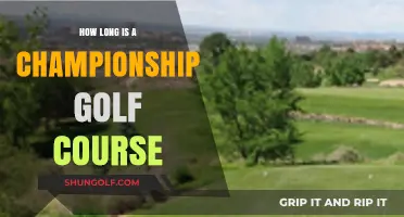 Championship Golf Course Length: Unveiling the Standard Yardage