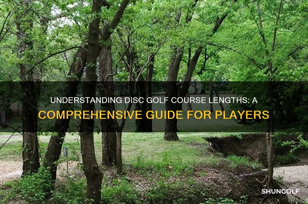 how long is a disc golf course