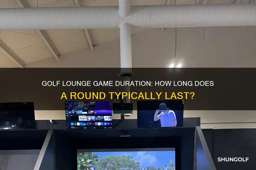 how long is a game of golf at golf lounge