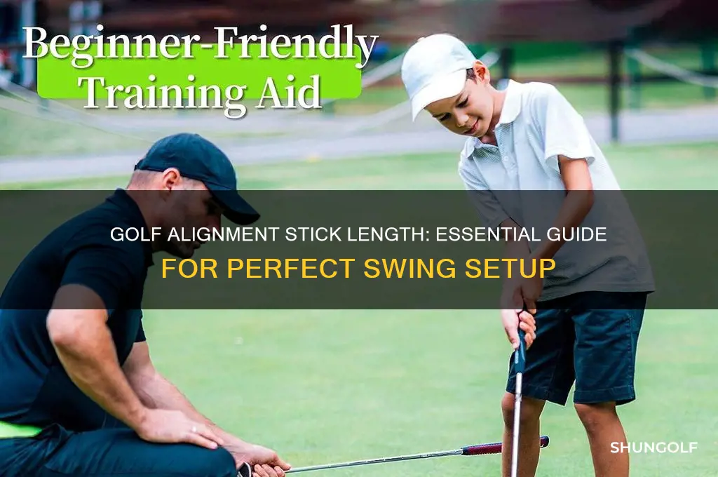 how long is a golf alignment stick