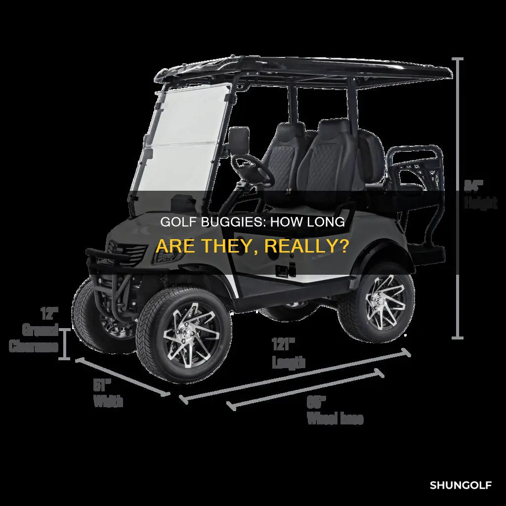 how long is a golf buggy