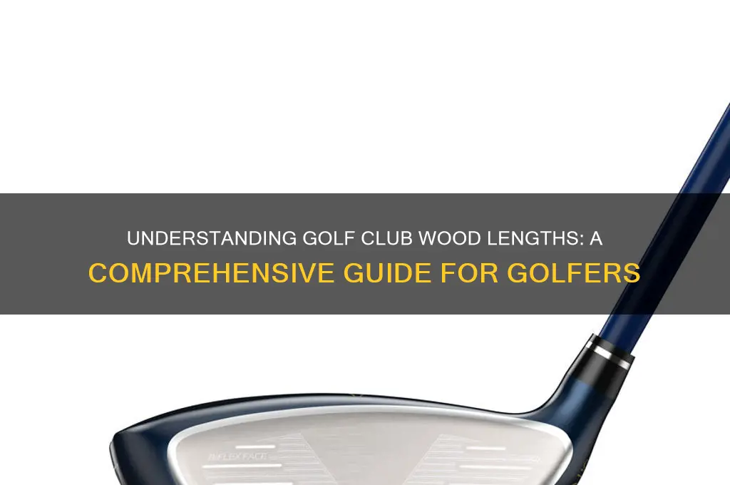 how long is a golf club wood